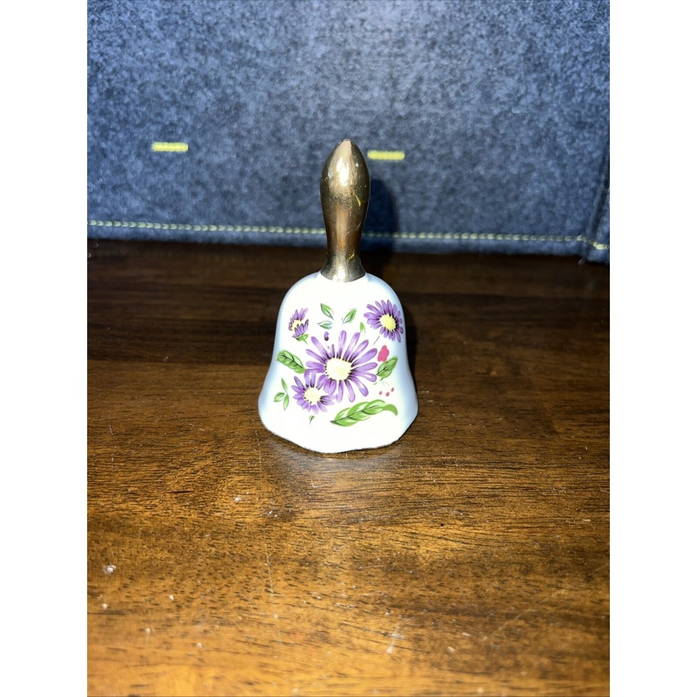 Enesco‎ October Aster Ceramic Bell